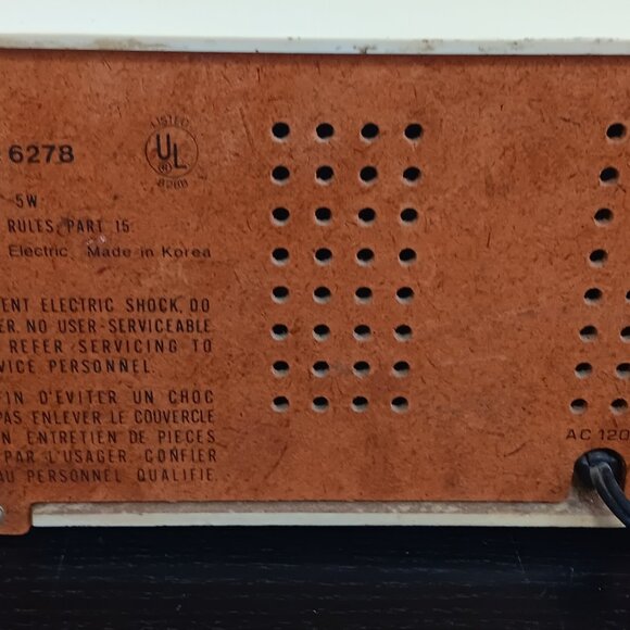 Vintage Panasonic AM/FM - AFC - Model RE-6278 Rare Siver Dial - Picture 5 of 7